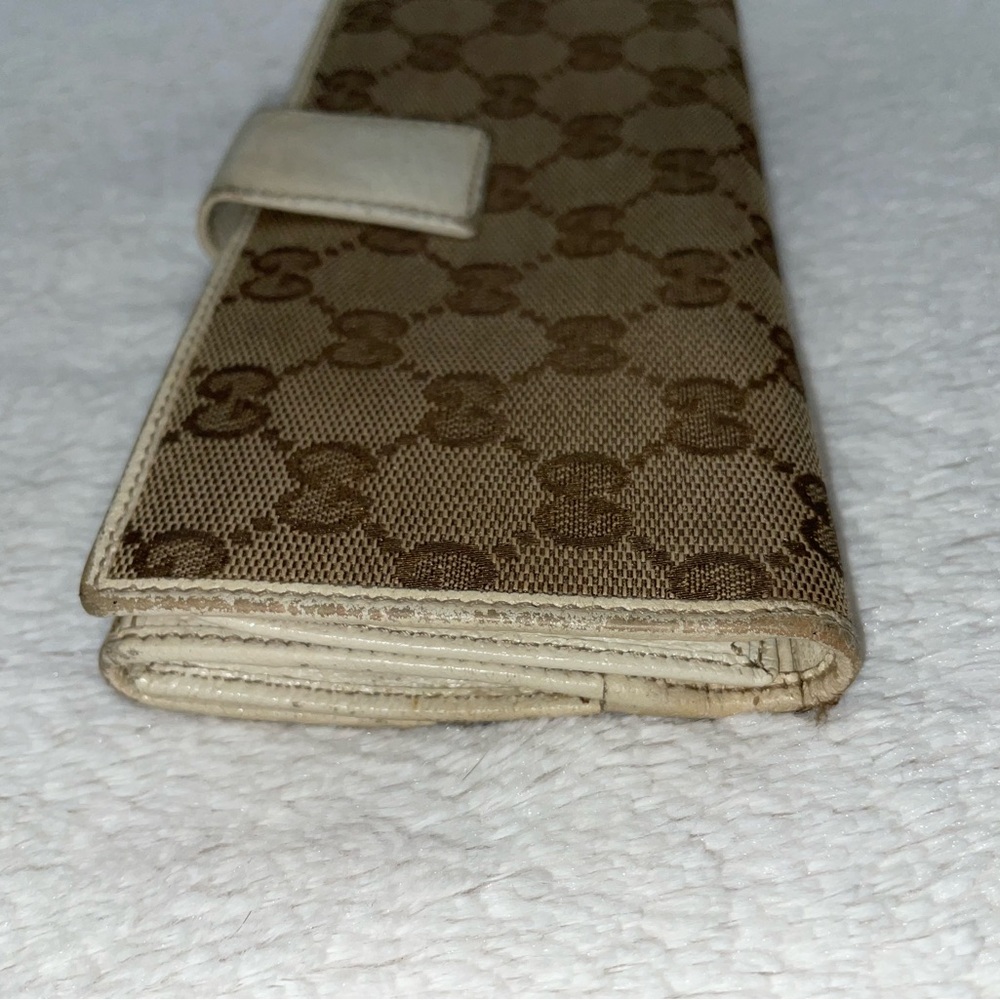 Gucci Princy‎ Bifold Cream and Tan Wallet - Picture 4 of 13